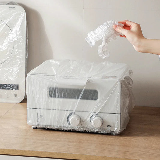 "Extra Large Disposable Transparent Dust Cover for Household Appliances"